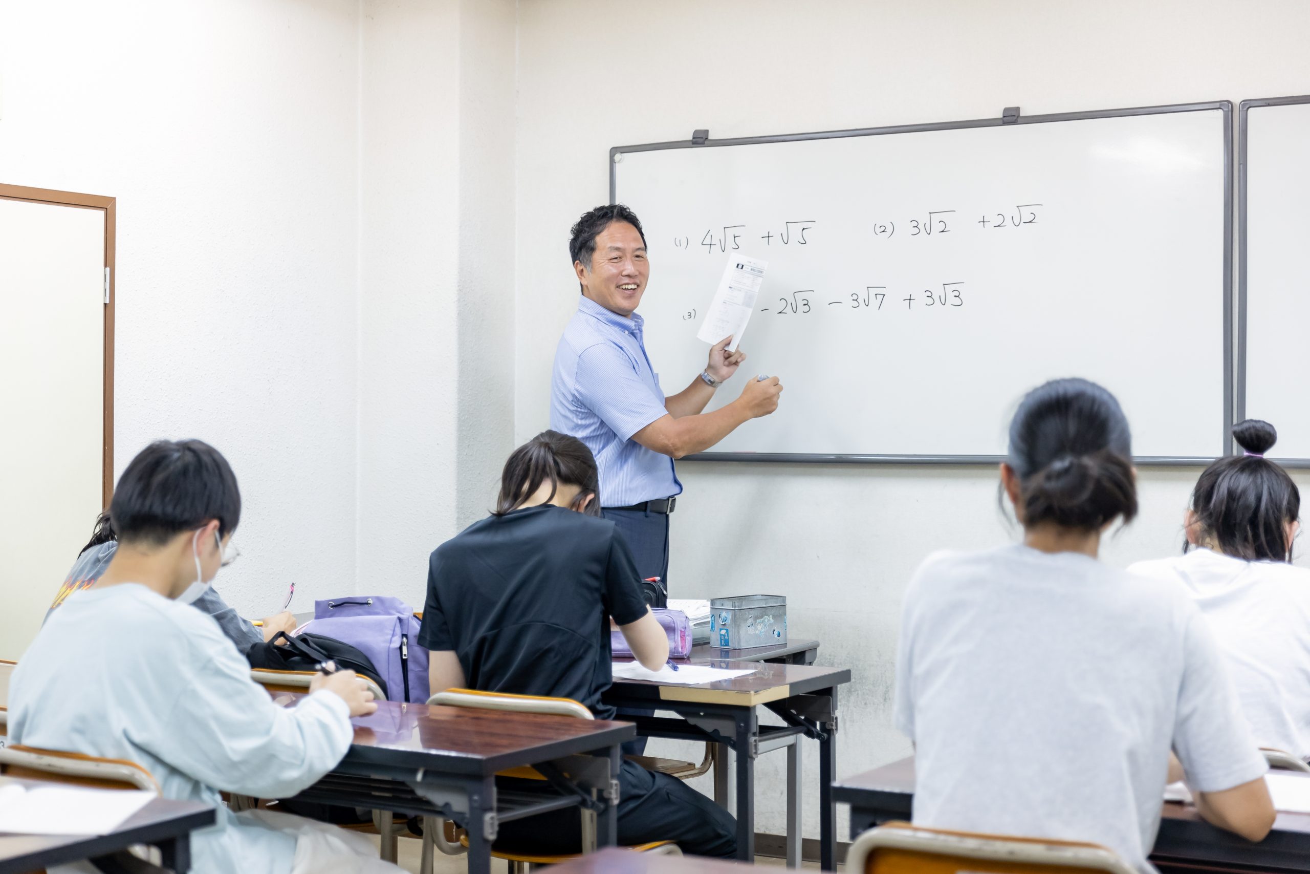 忠岡の学習塾 松下塾授業風景